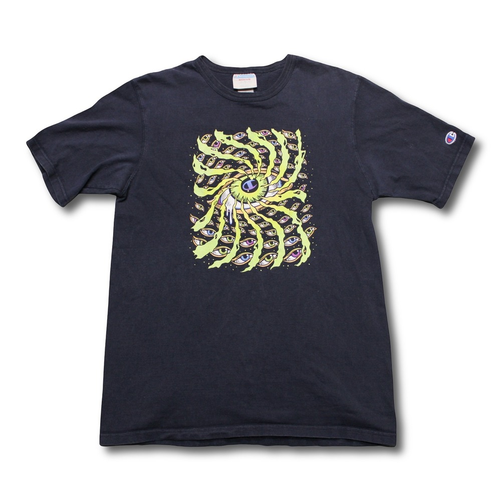Champion‎ Graphic Eye Print T-shirt Other Vintage Y2K Streetwear Graphic Tee